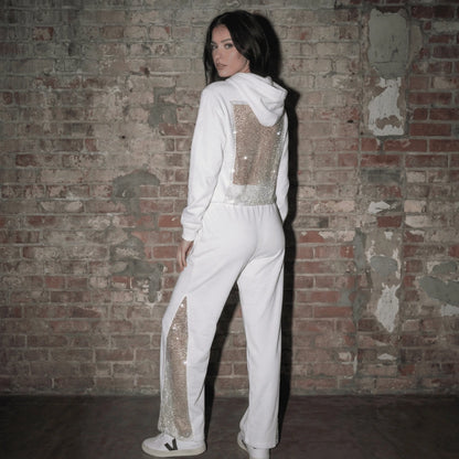 myla™ | crystal chainmail hoodie