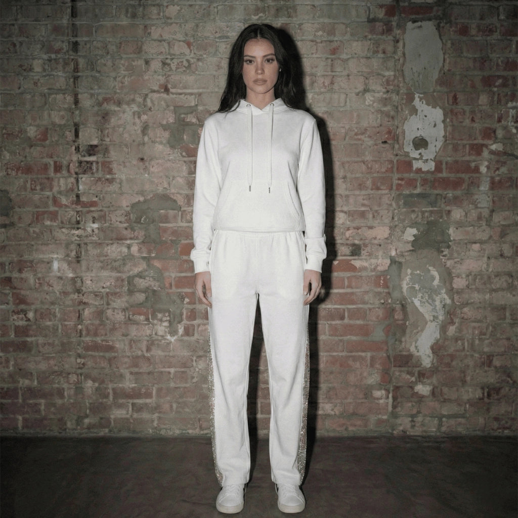 myla™ | crystal chainmail hoodie