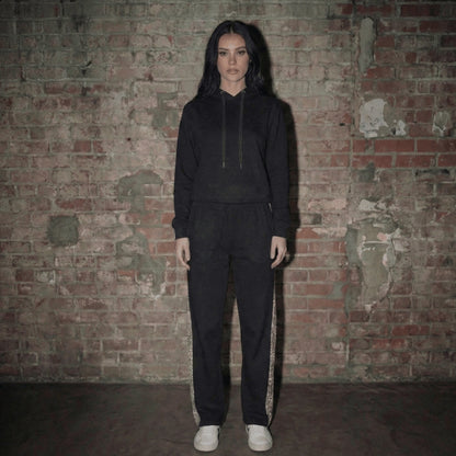 myla™ | crystal chainmail hoodie