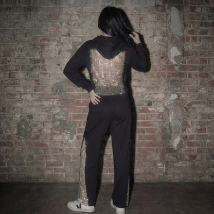 myla™ | crystal chainmail hoodie